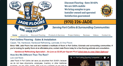 Desktop Screenshot of jadefloors.com